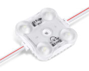 high power led module with widely view angle lens