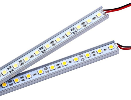 Rigid strip with aluminum casing IP65