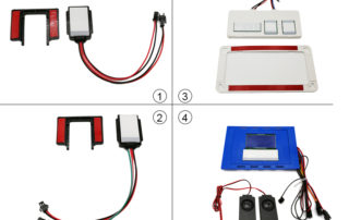 digital mirror controller touch sensor